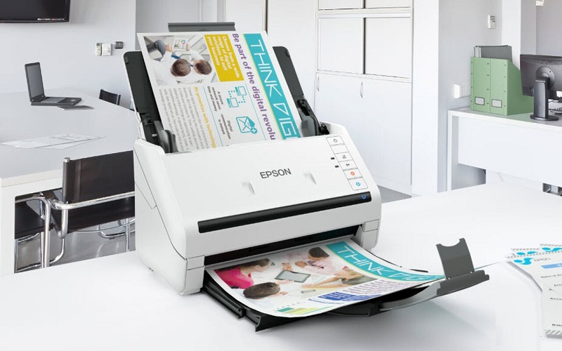 Máy quét Epson DS-570W phù hợp cho mọi nhu cầu văn phòng