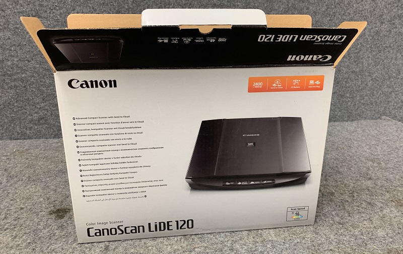 Hộp đựng máy quét canon Lide 120