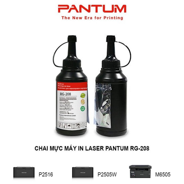 Chai mực Laser đen trắng Pantum RG-208 - 1